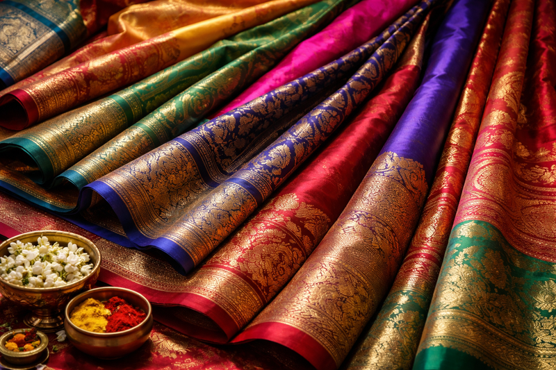 Handloom silk sarees