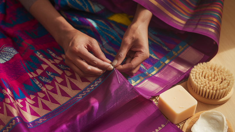 Pure pochampally silk-The Orignals