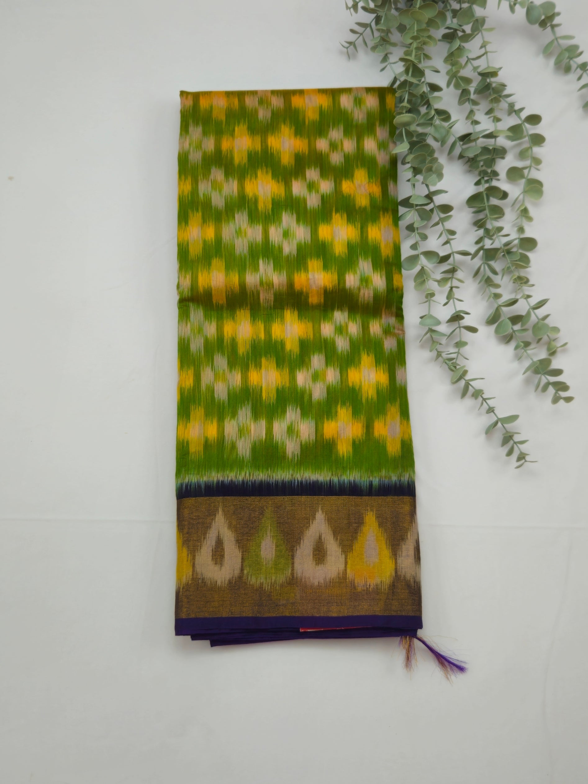 Pochampally Hyderabadi Sico silk with blouse