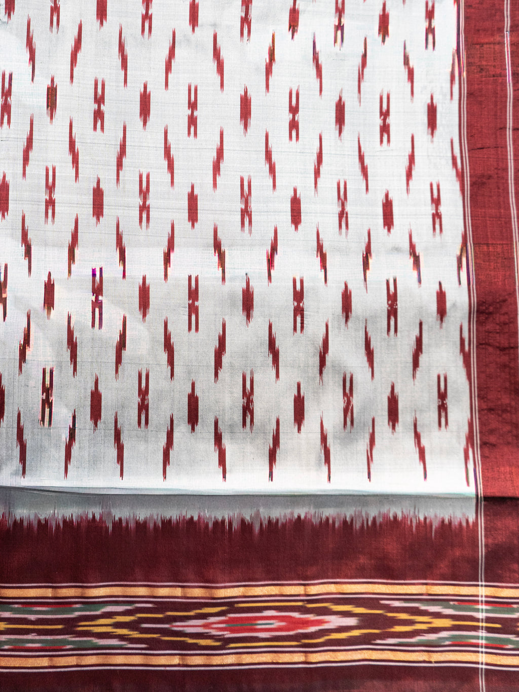 Pure Pochampally silk saree without Blouse
