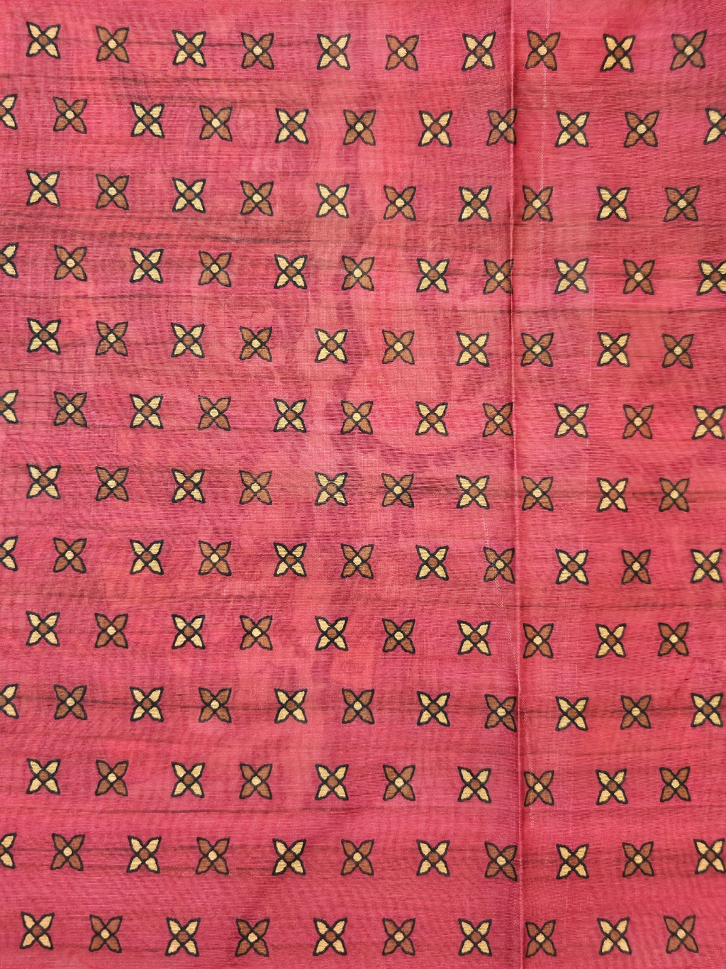 Kalamkari Rajwada print sarees with contrast butta blouse