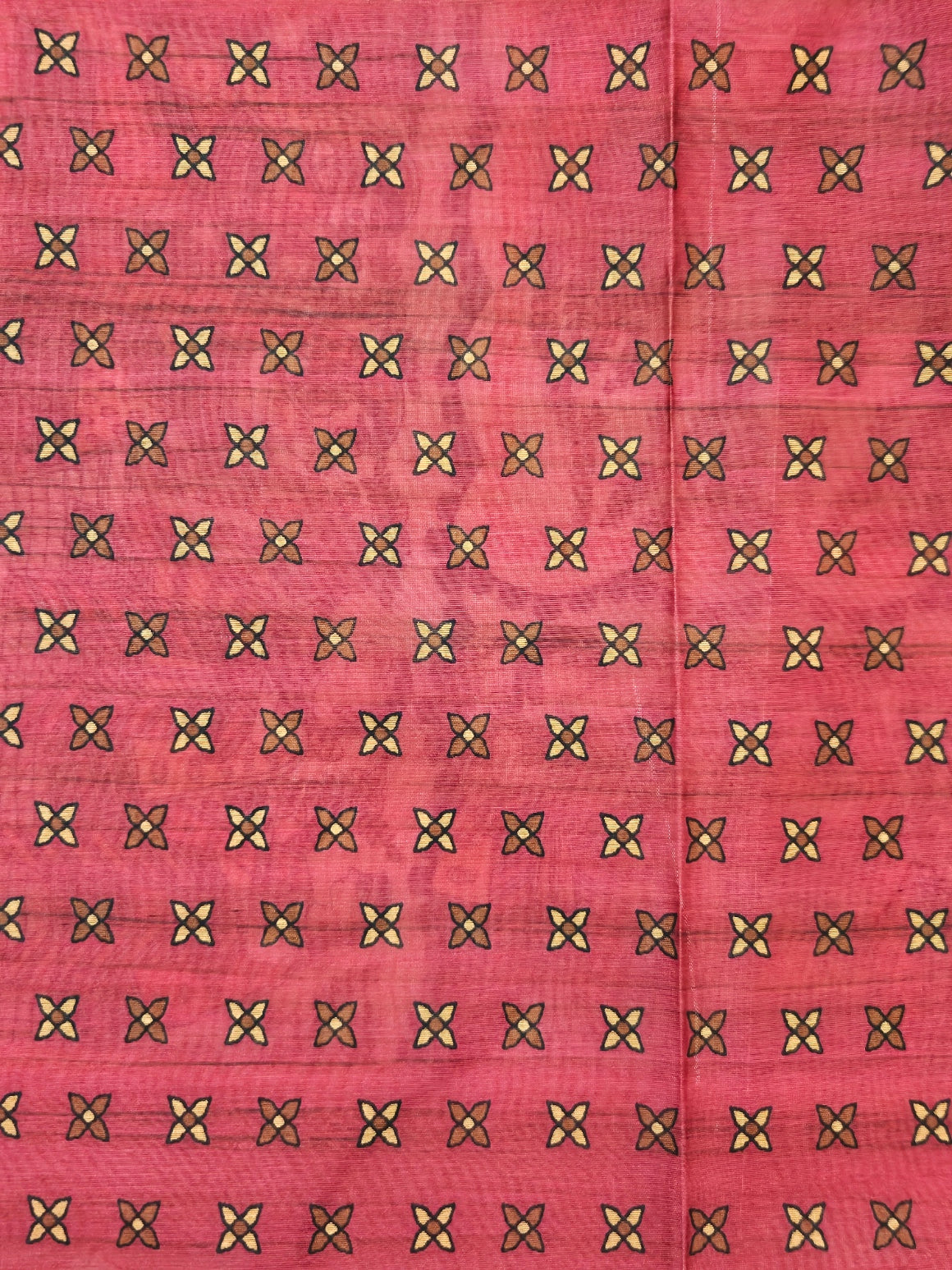 Kalamkari Rajwada print sarees with contrast butta blouse