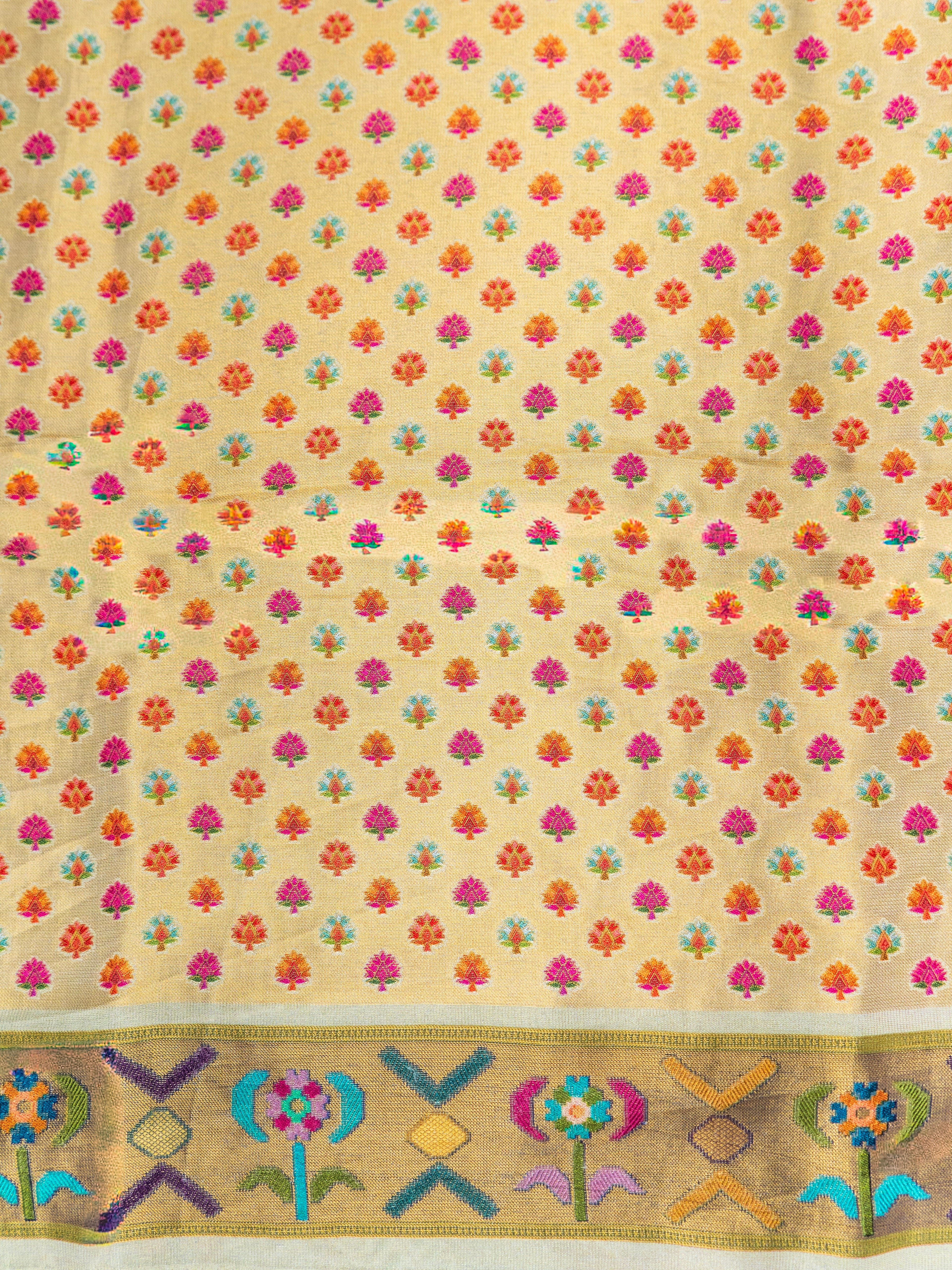 Pure Rajwada Silk Saree – Royal Heritage Weaving in Premium Silk