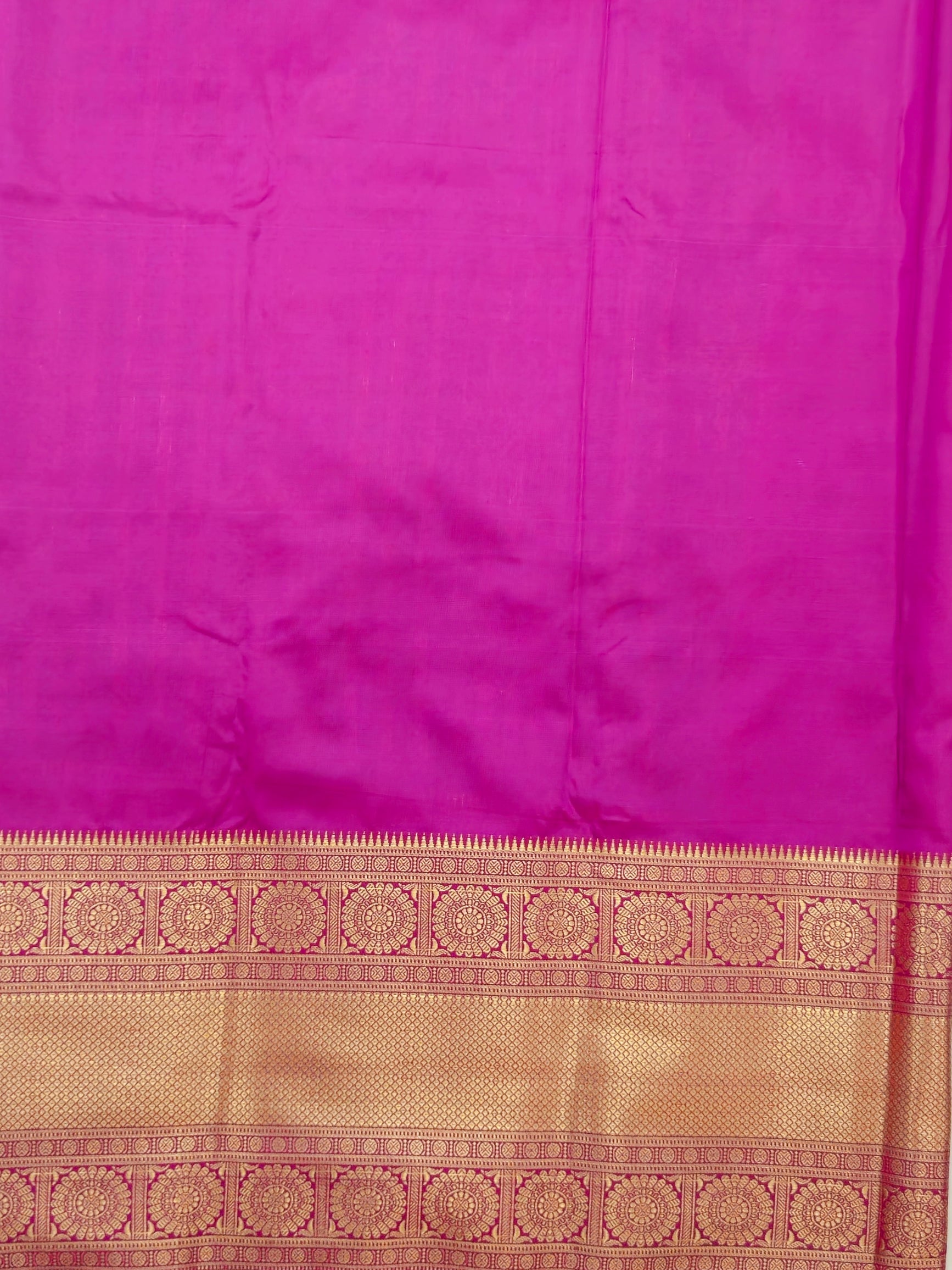 Kanchivaram golden weave saree in Blue color with geometric weaves