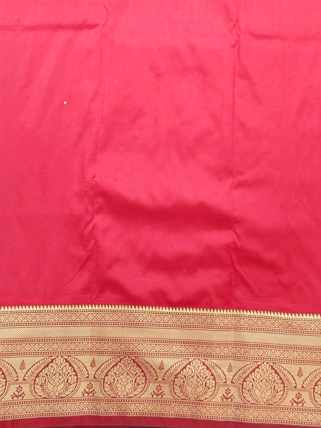 Kanchivaram golden weave saree in Deep green color with pattu border