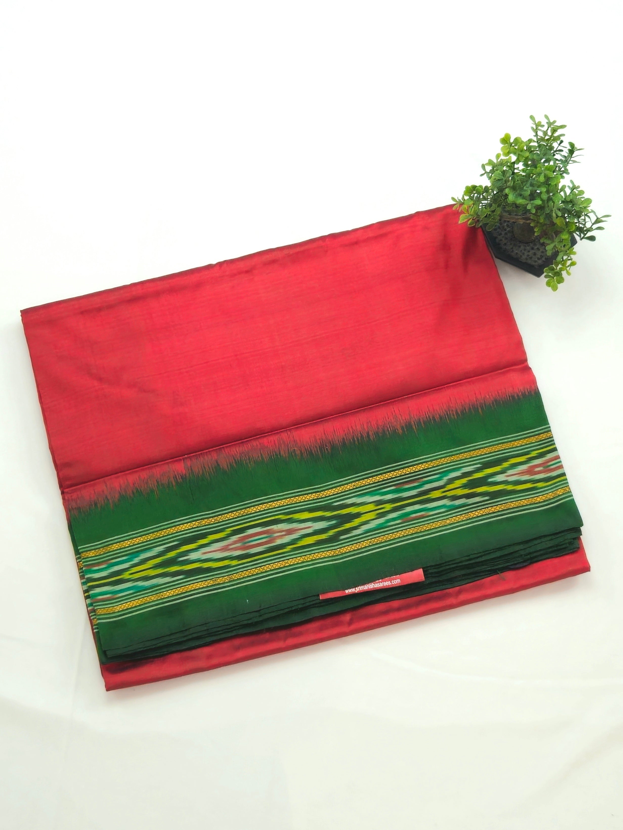 Pure Pochampally silk saree without Blouse