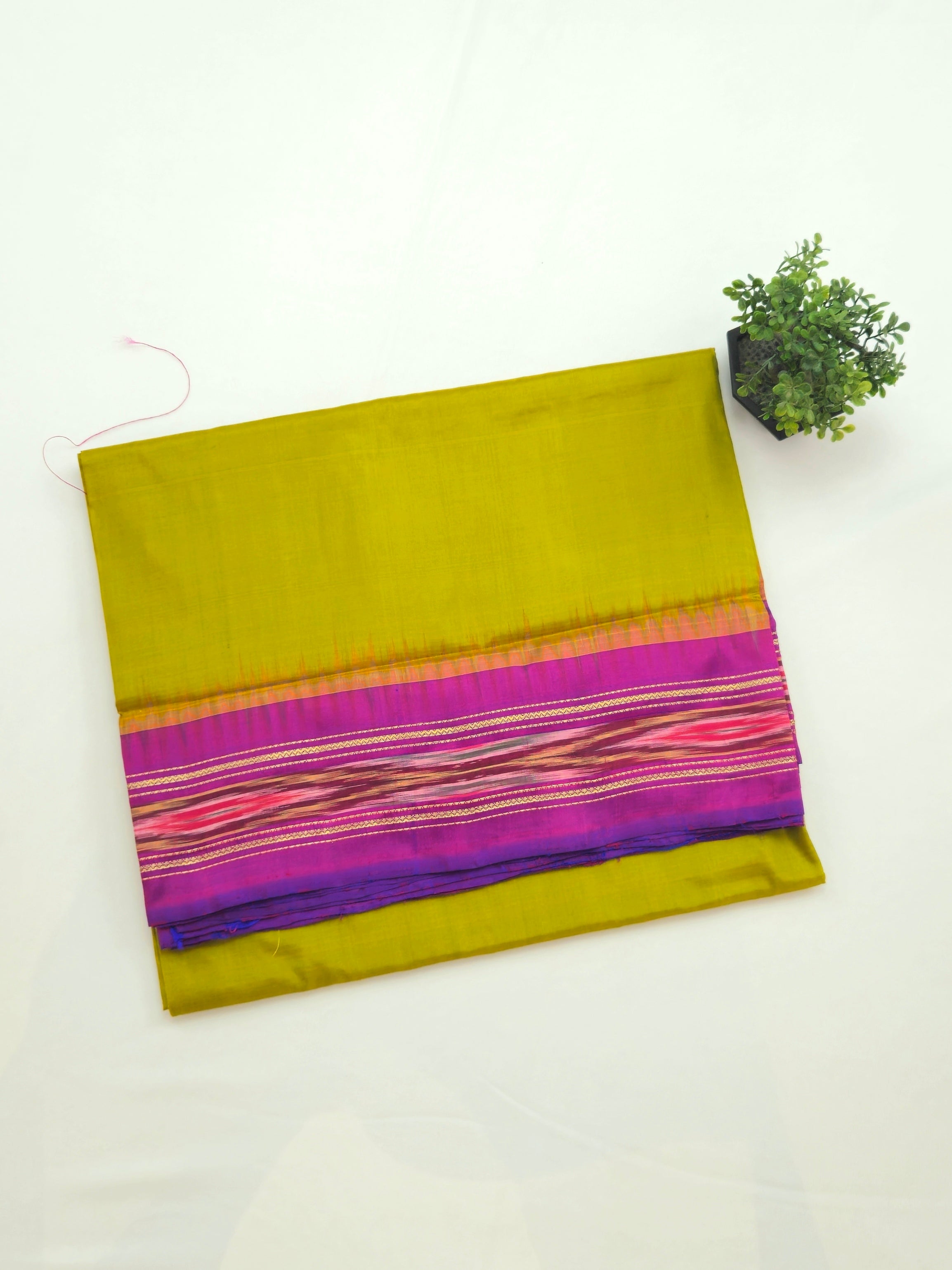 Pure Pochampally silk saree without Blouse