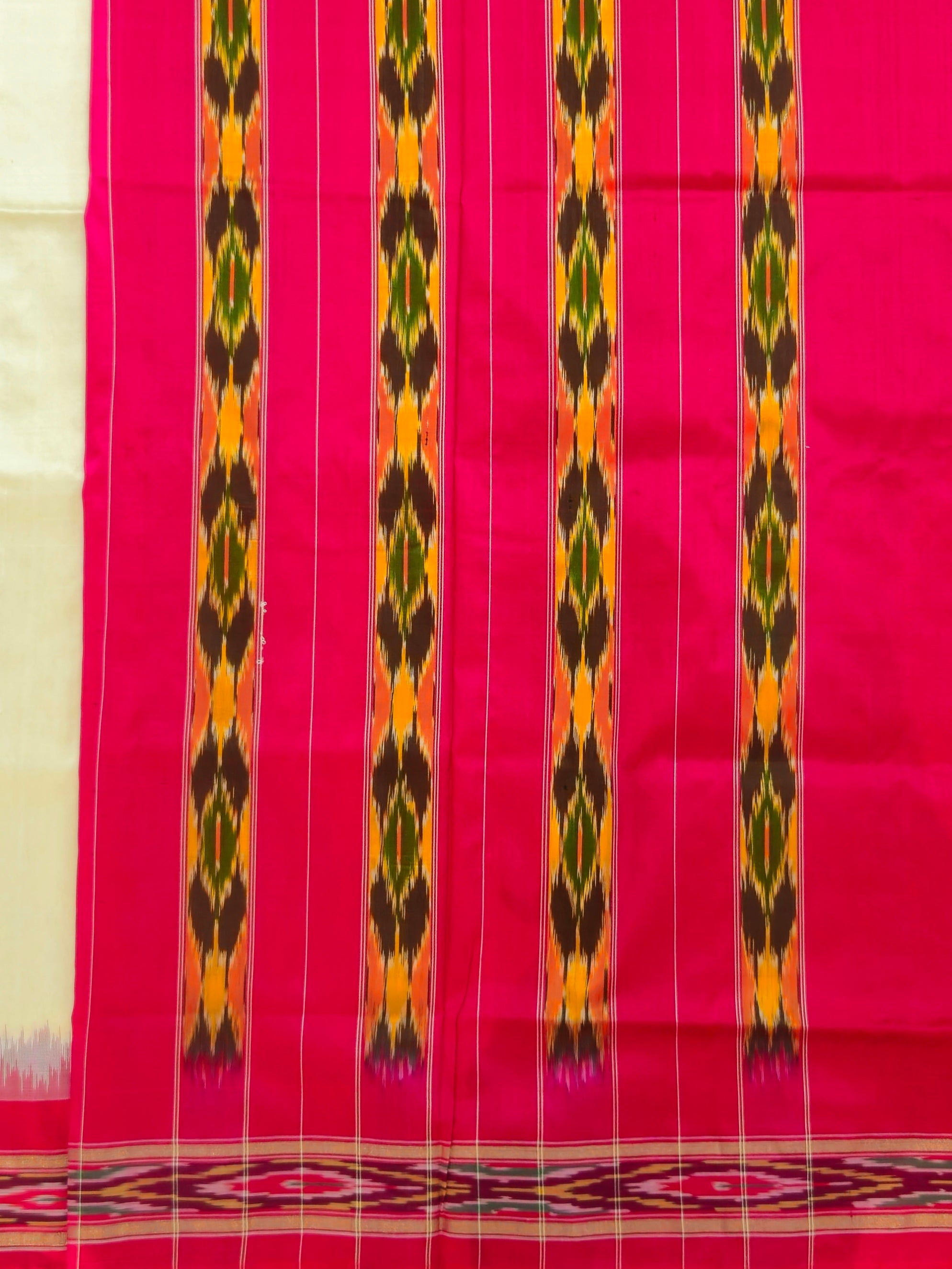 Pure Pochampally silk saree without Blouse
