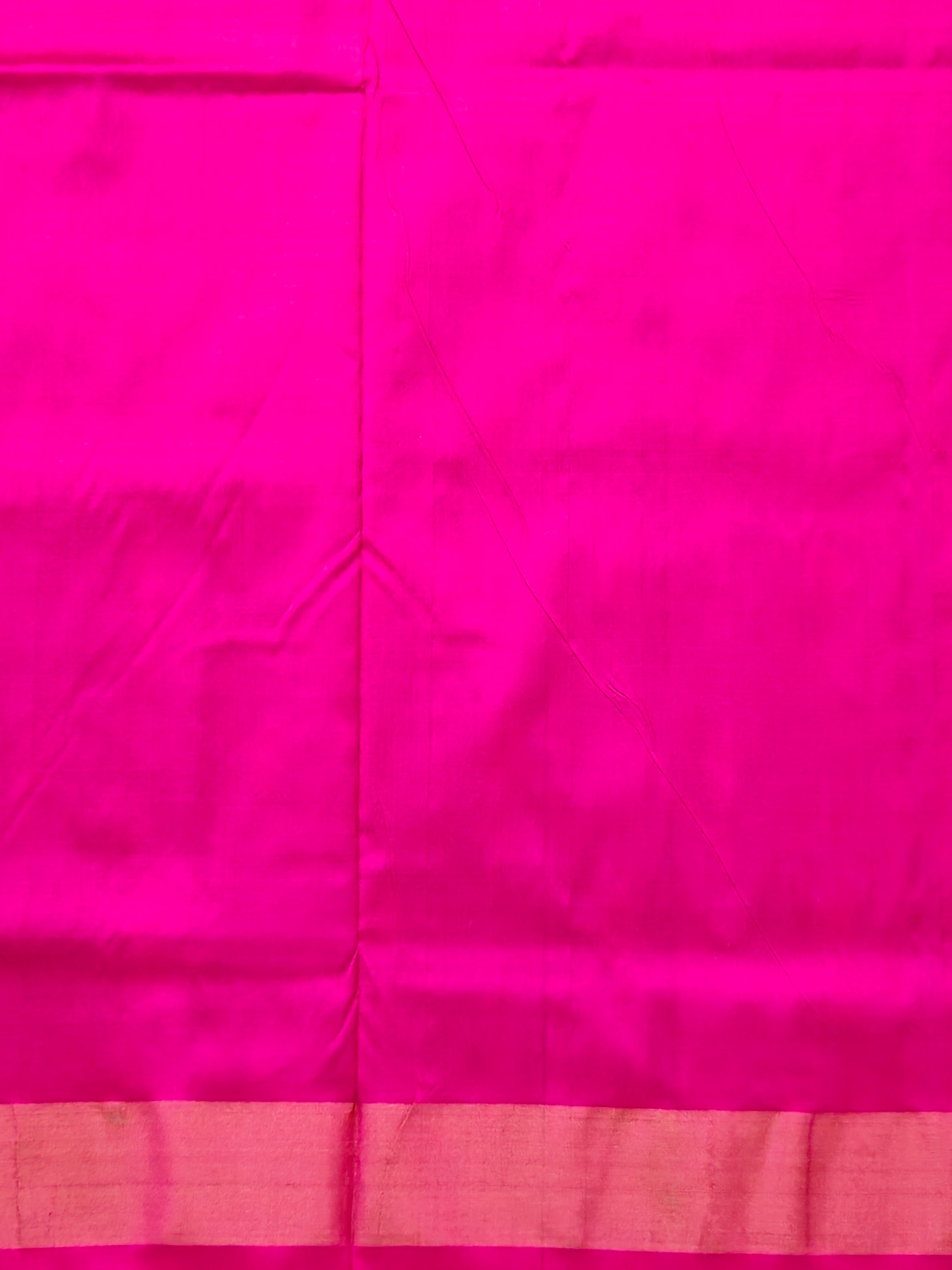 Pure Pochampally silk saree with contrast Blouse