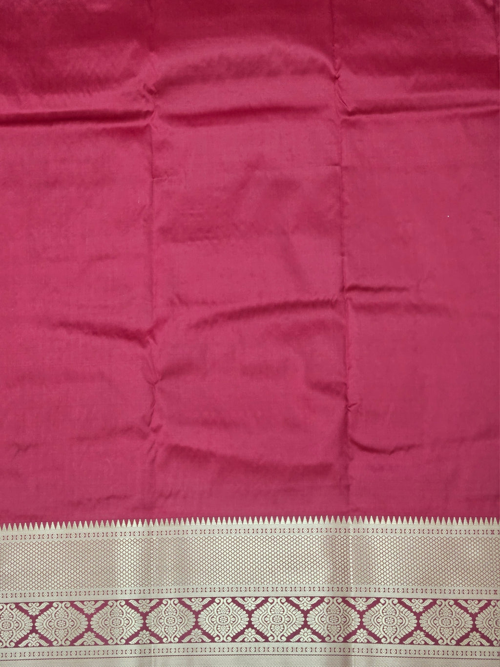 Kanchivaram silver line weaves saree in blue color with geometric weaves and contrast blouse