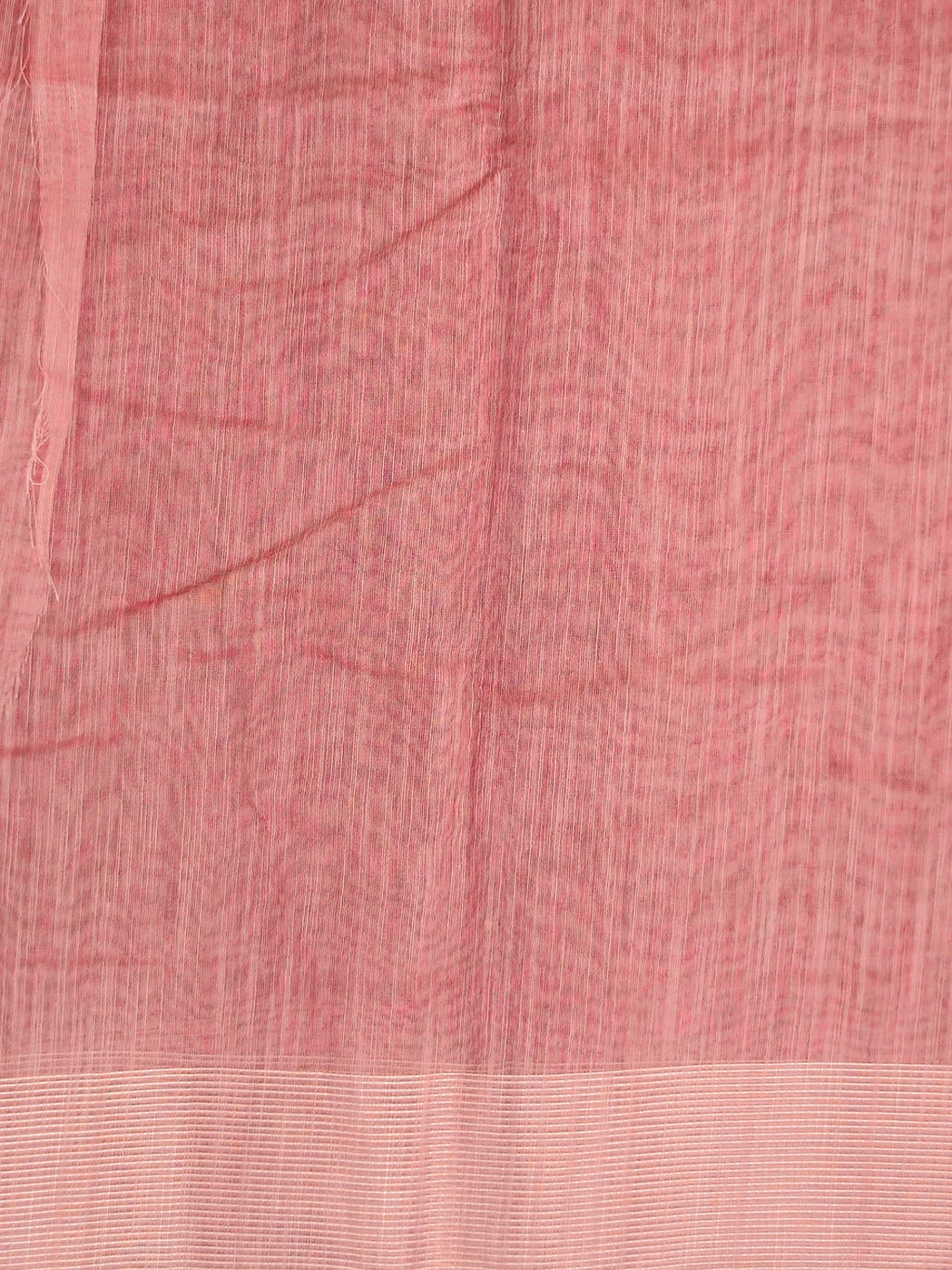 Kalamkari saree in pink with designer printed pallu and plain blouse