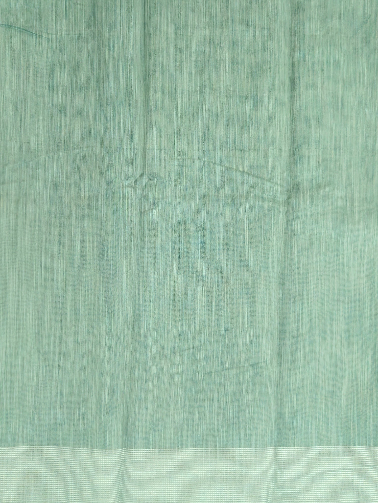 Kalamkari saree in Blue color with designer printed pallu and plain blouse