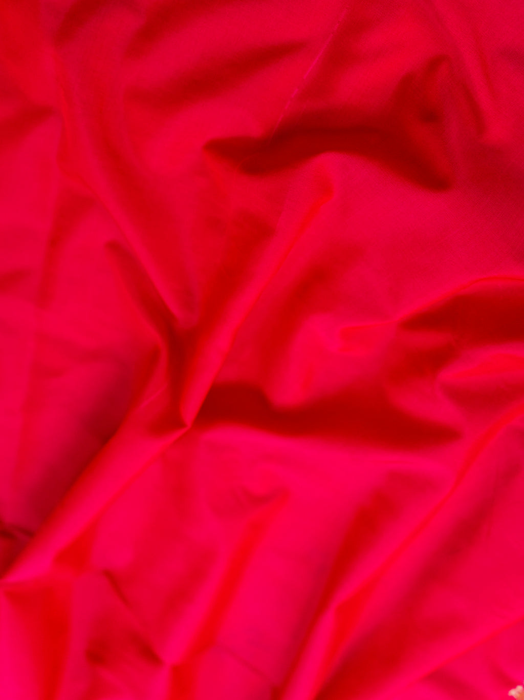 Pure Banarasi Katan Silk Saree in Deep Pink with Multicolor Floral Zari & Rich Zari Pallu