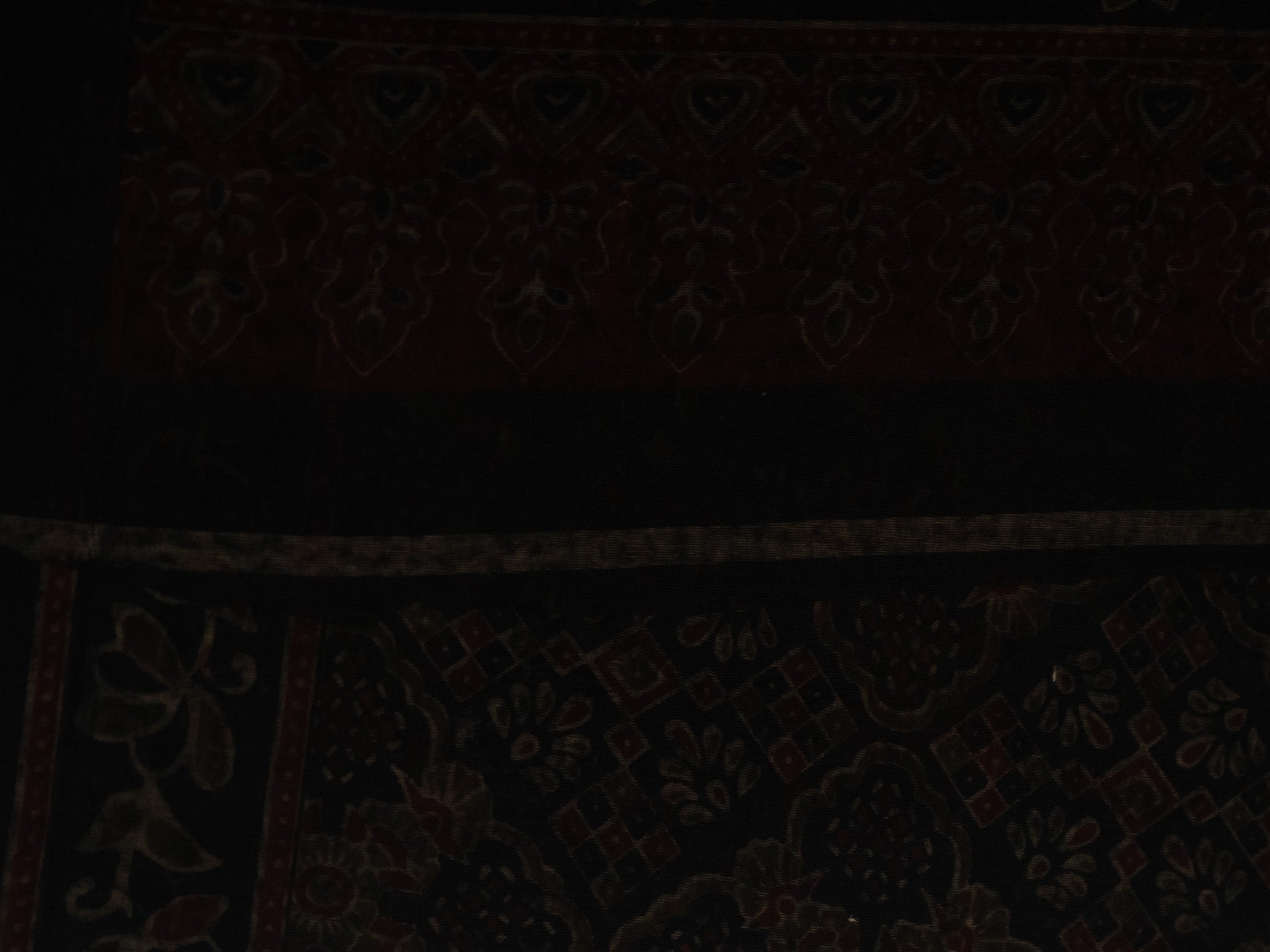 Kalamkari indo cotton saree