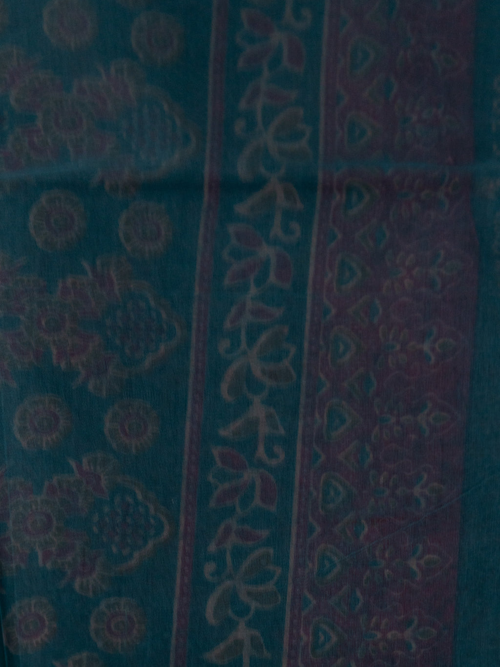 Kalamkari indo cotton saree