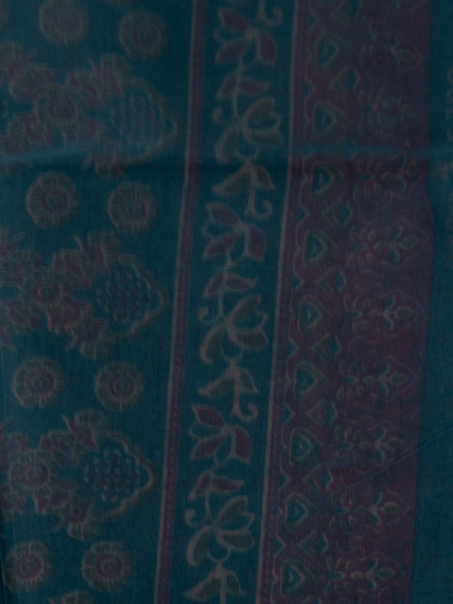 Kalamkari indo cotton saree