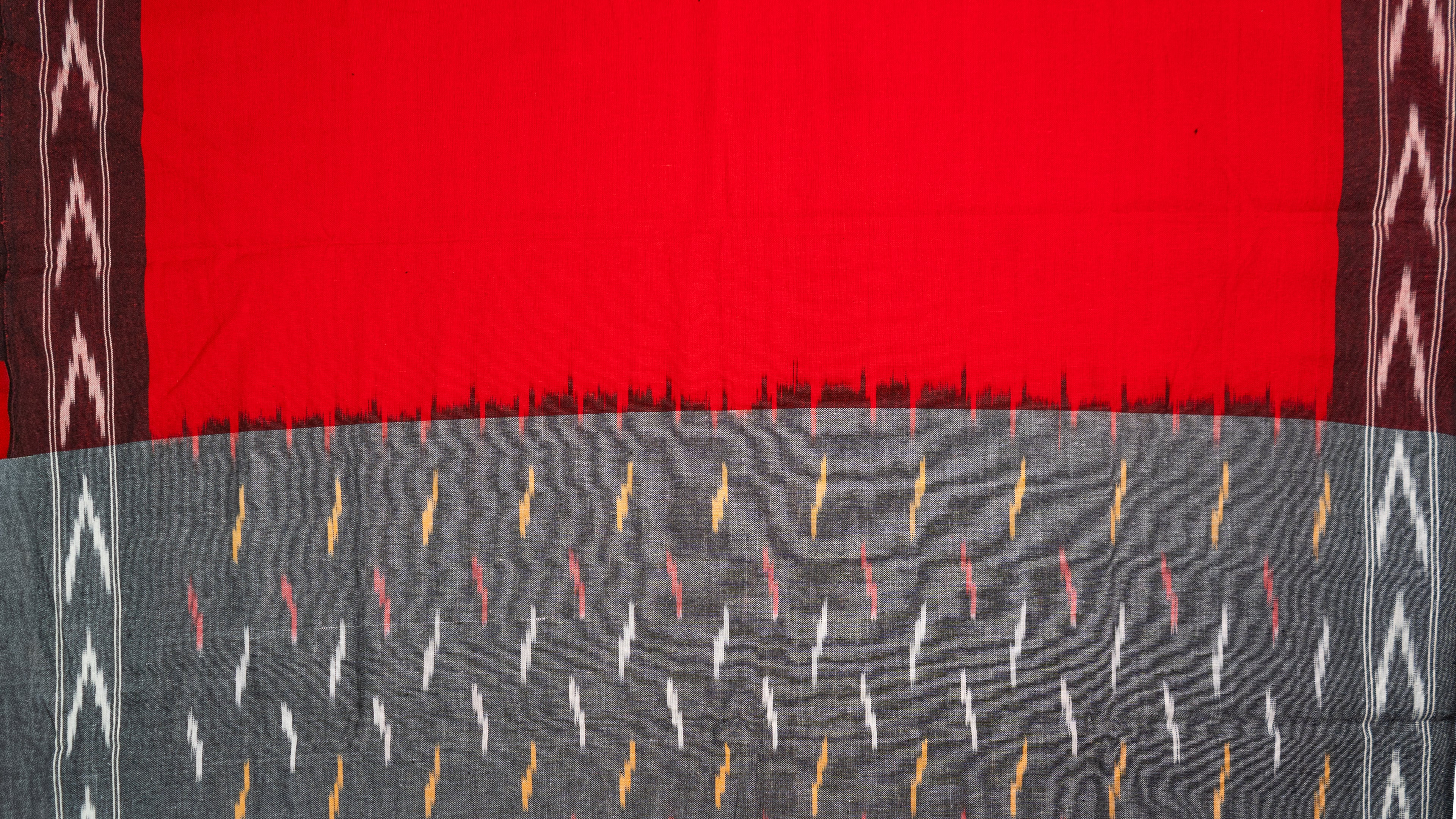 Pure handloom pochampally cotton dress material (Unstitched)