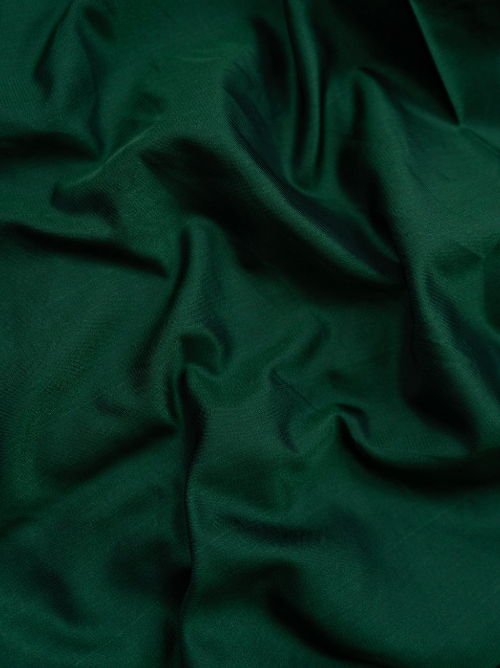 Pure Banarasi Katan Silk Saree in Deep Bottle Green with Multicolor Floral Zari & Grand Zari Pallu