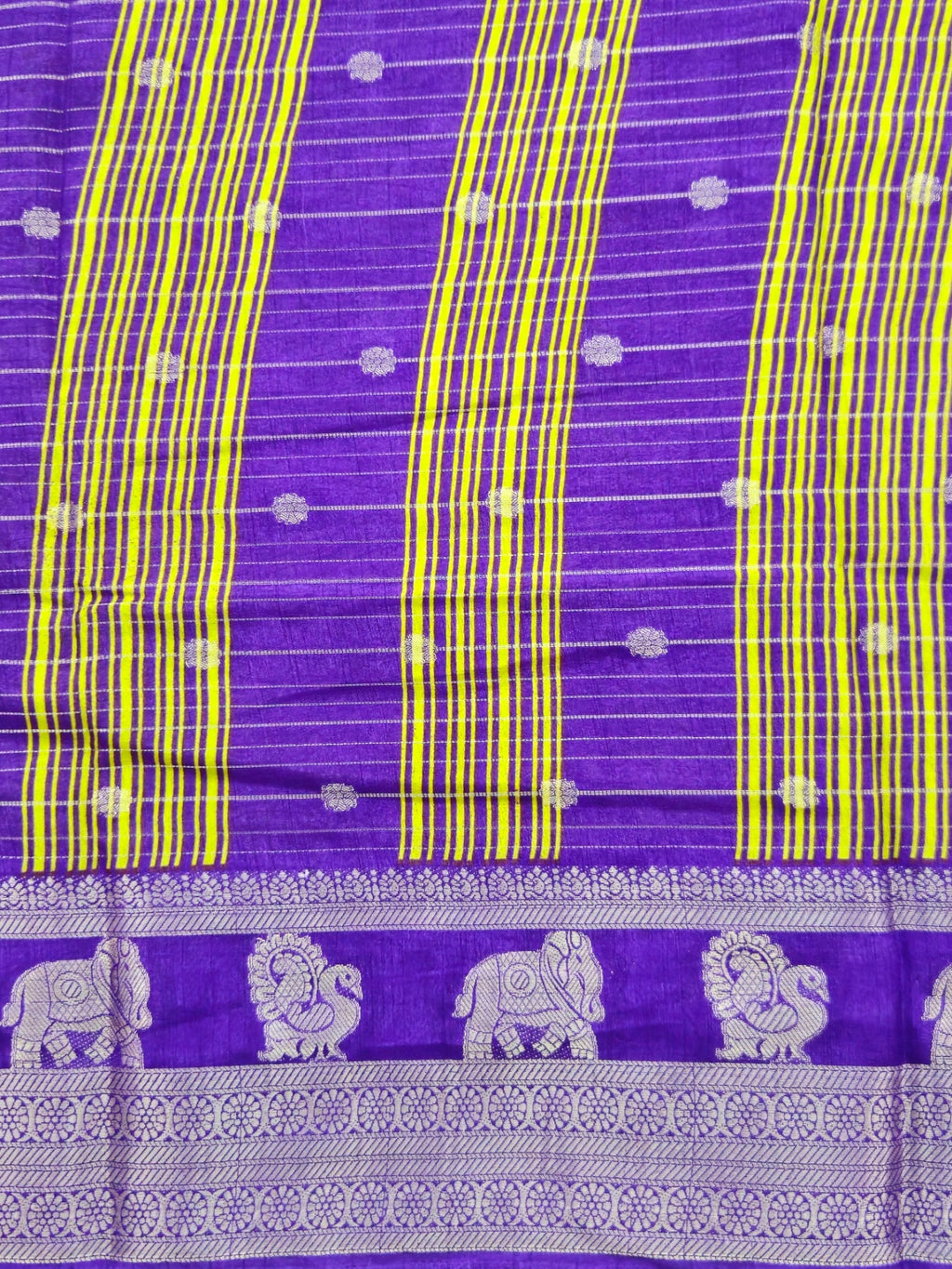 Pochampally light green Bandhani print silk saree