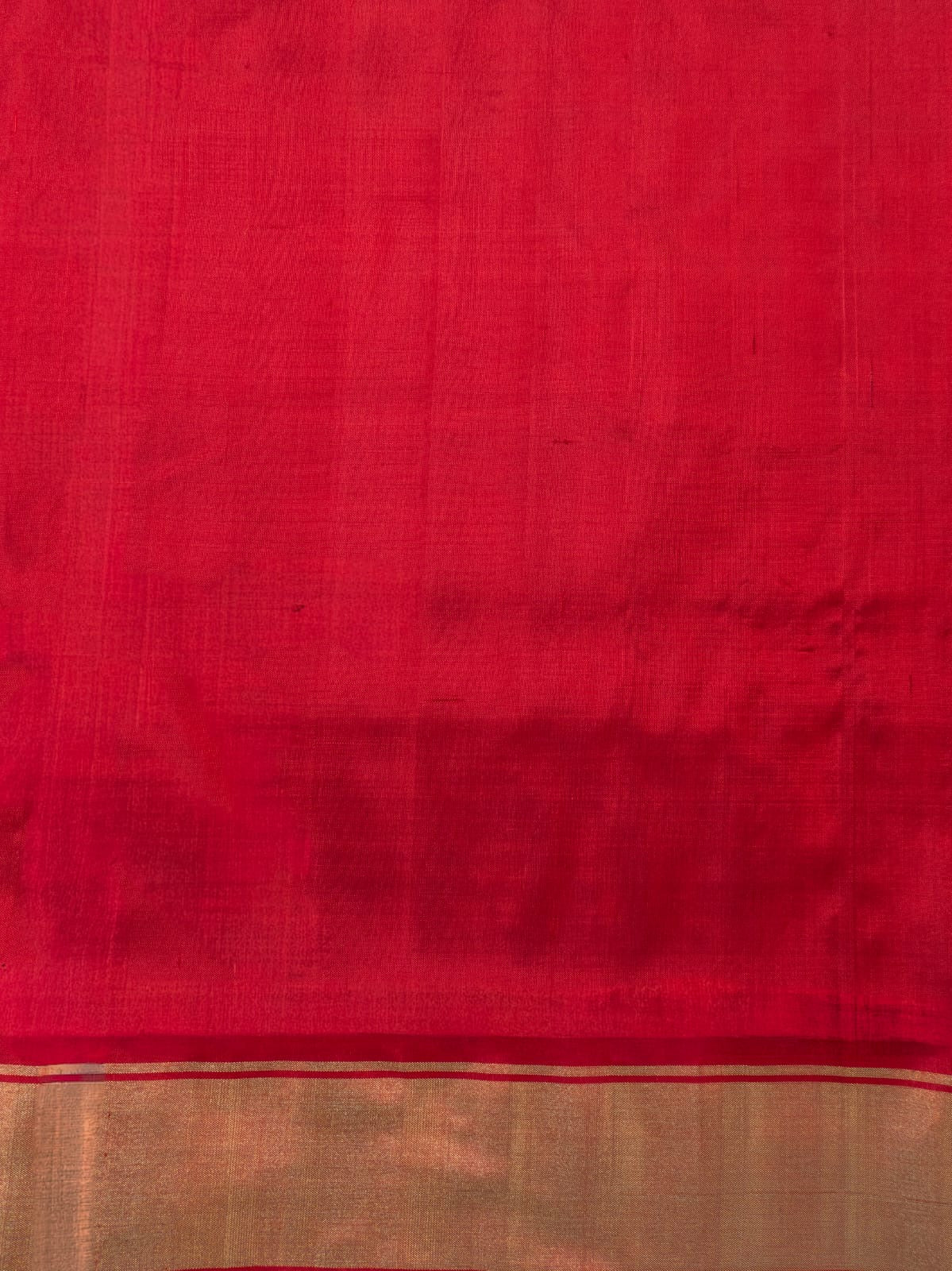 Pure Pochampally elephant Ikkat saree in Royal Blue