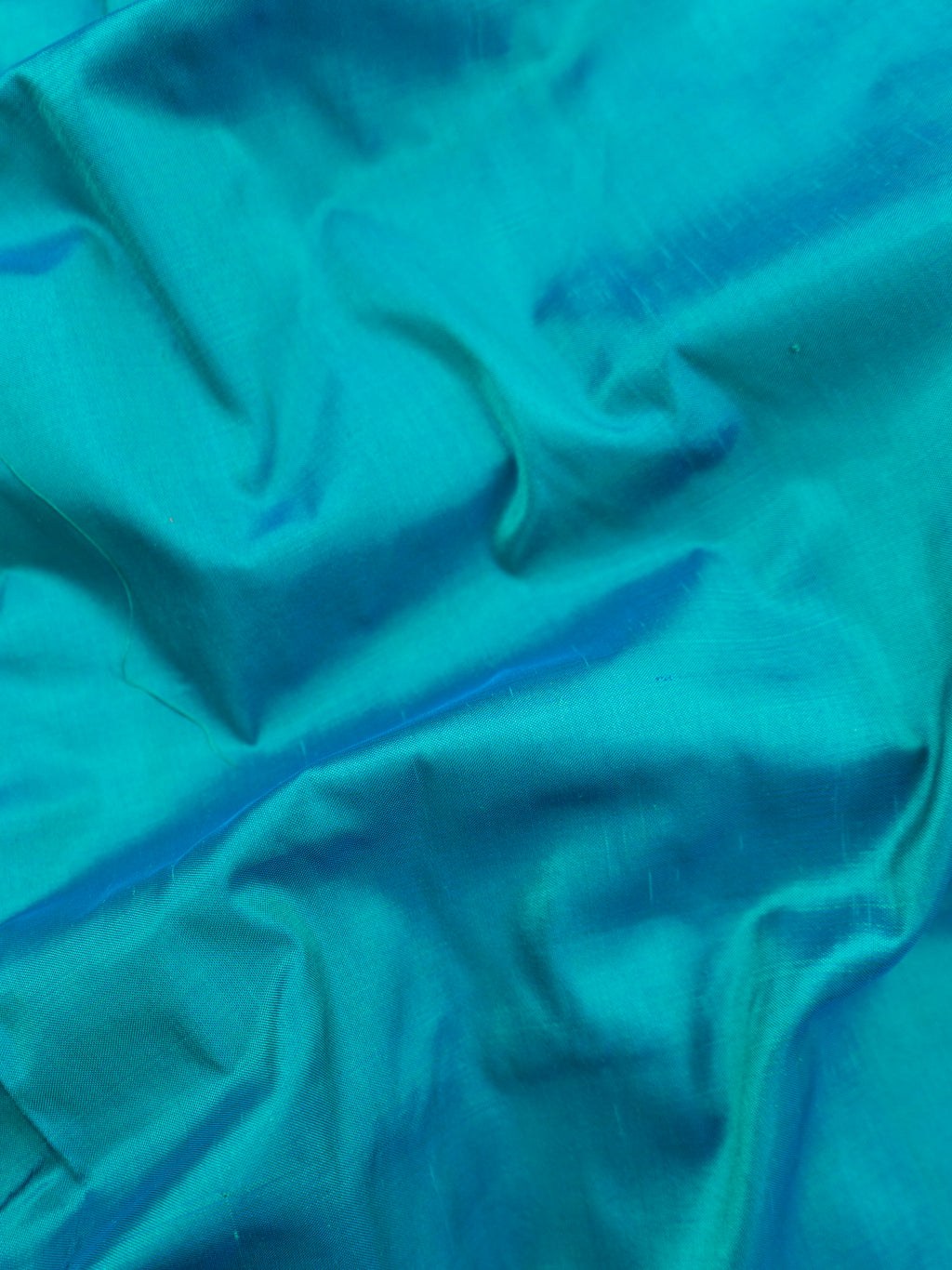 Pure Pochampally Double Ikat Silk Saree in Sea Green & White with Zari Pallu