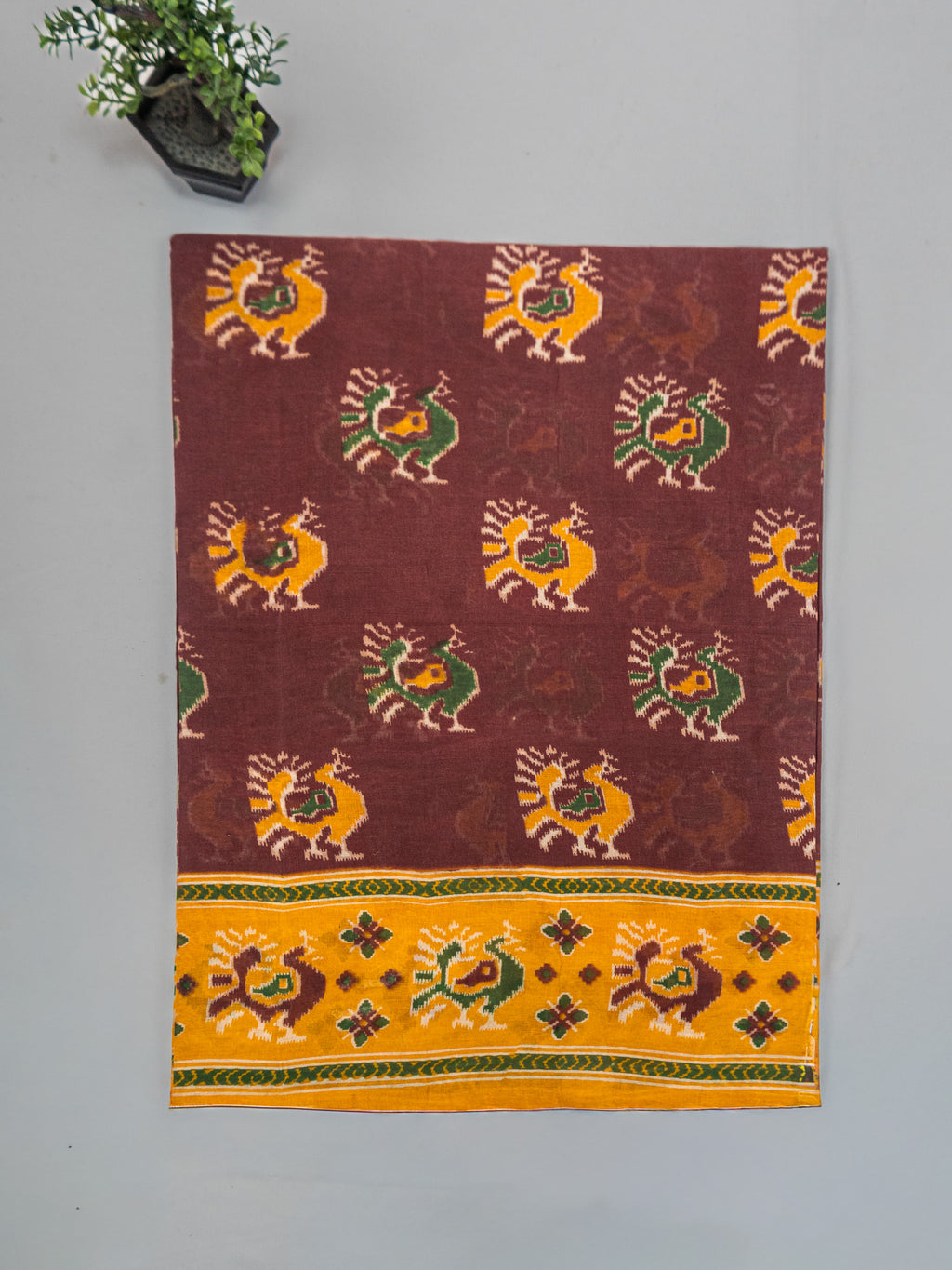 Pochampally Pure Cotton Saree – Authentic Handloom Ikat Weave