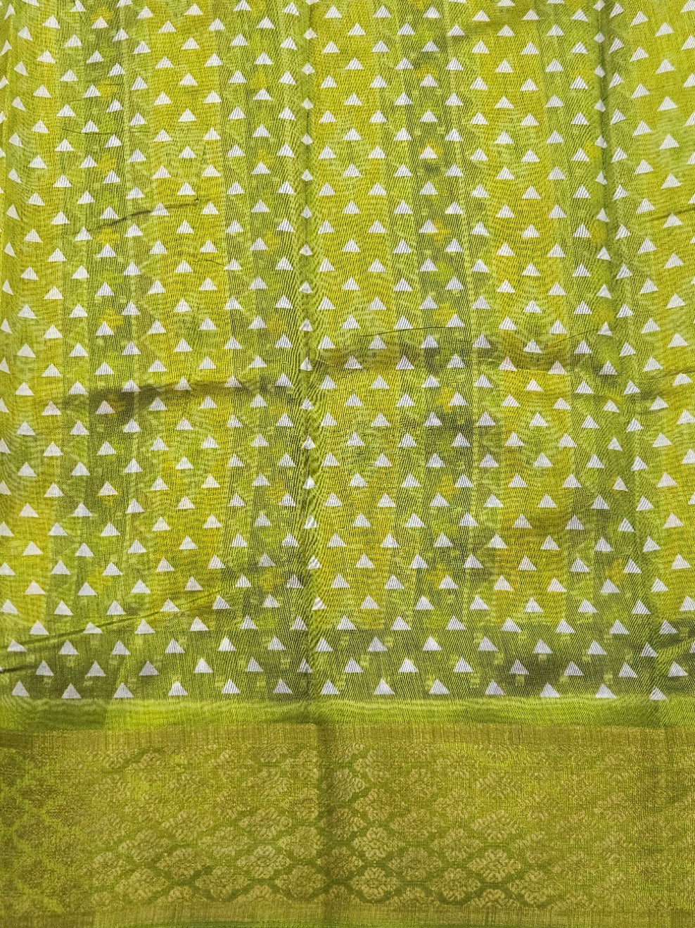 Pochampally Pichwai Purple Animal print silk saree with blouse