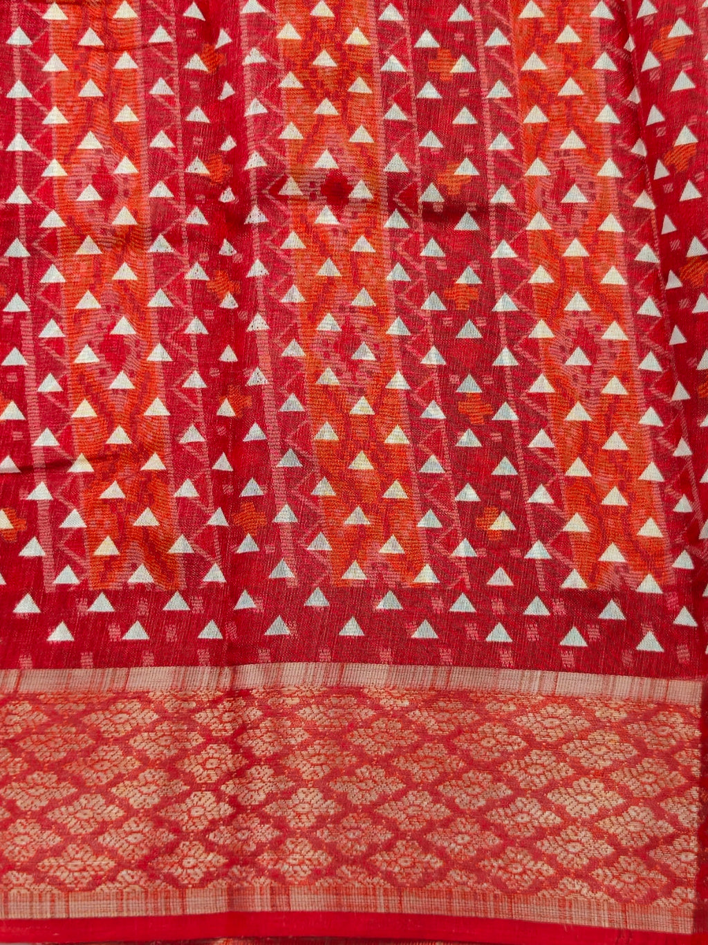 Pochampally Pichwai blue Animal print silk saree with blouse