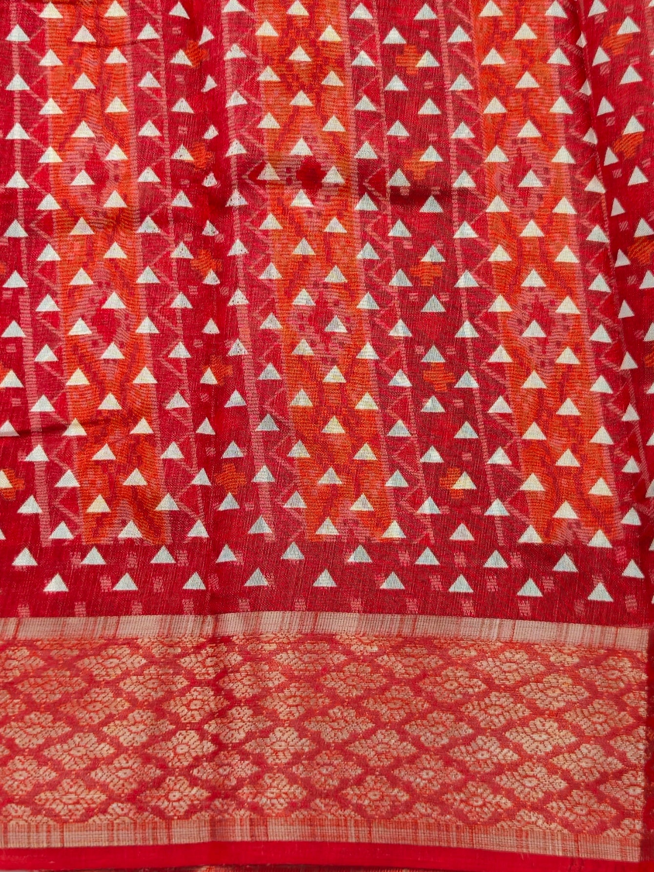 Pochampally Pichwai blue Animal print silk saree with blouse