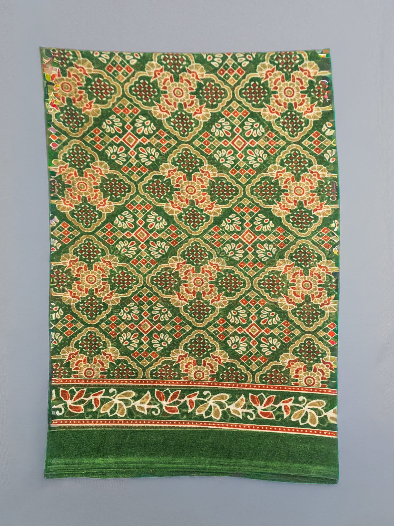 Kalamkari indo cotton saree