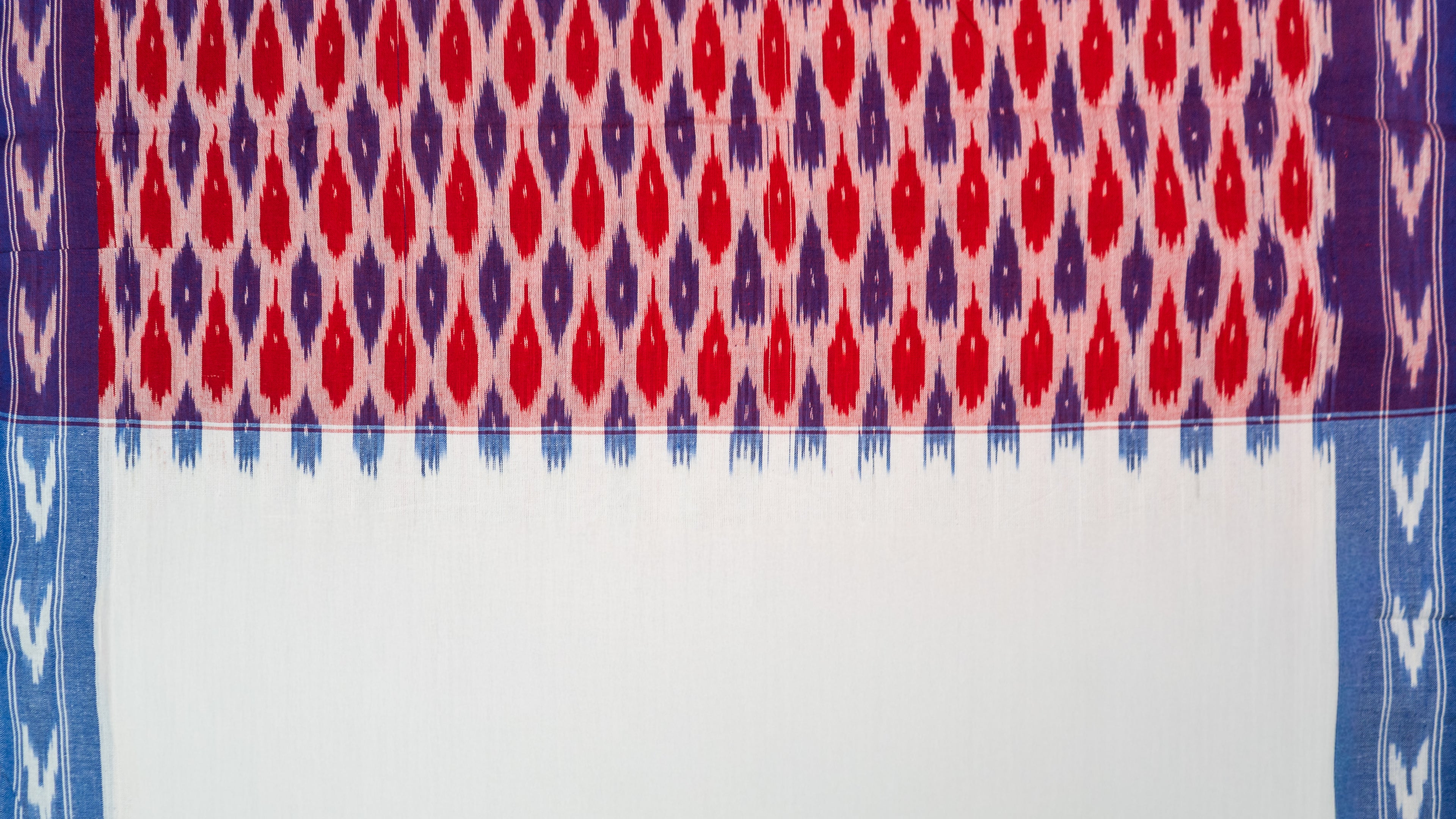 Pure handloom pochampally cotton dress material (Unstitched)