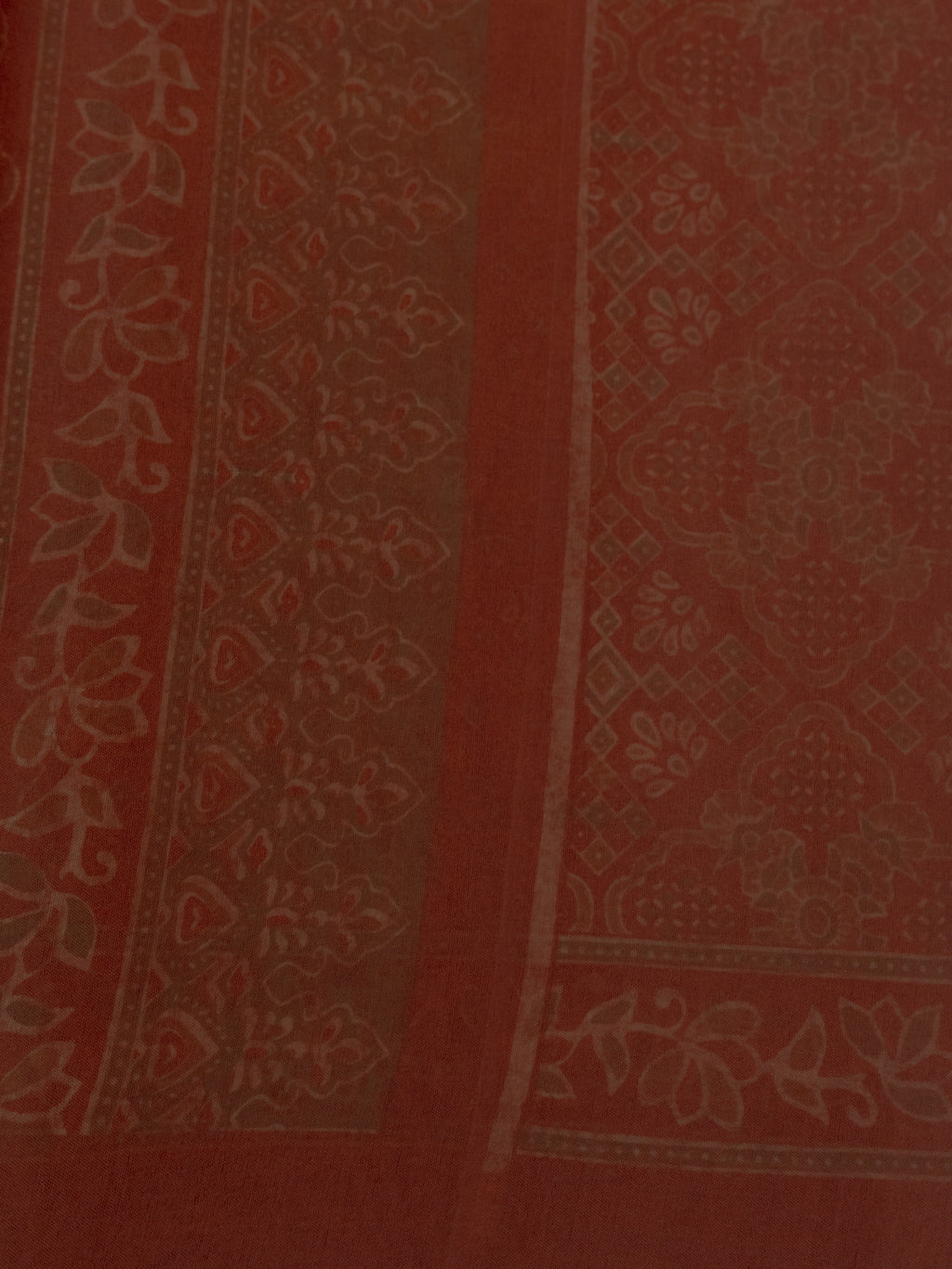 Kalamkari indo cotton saree