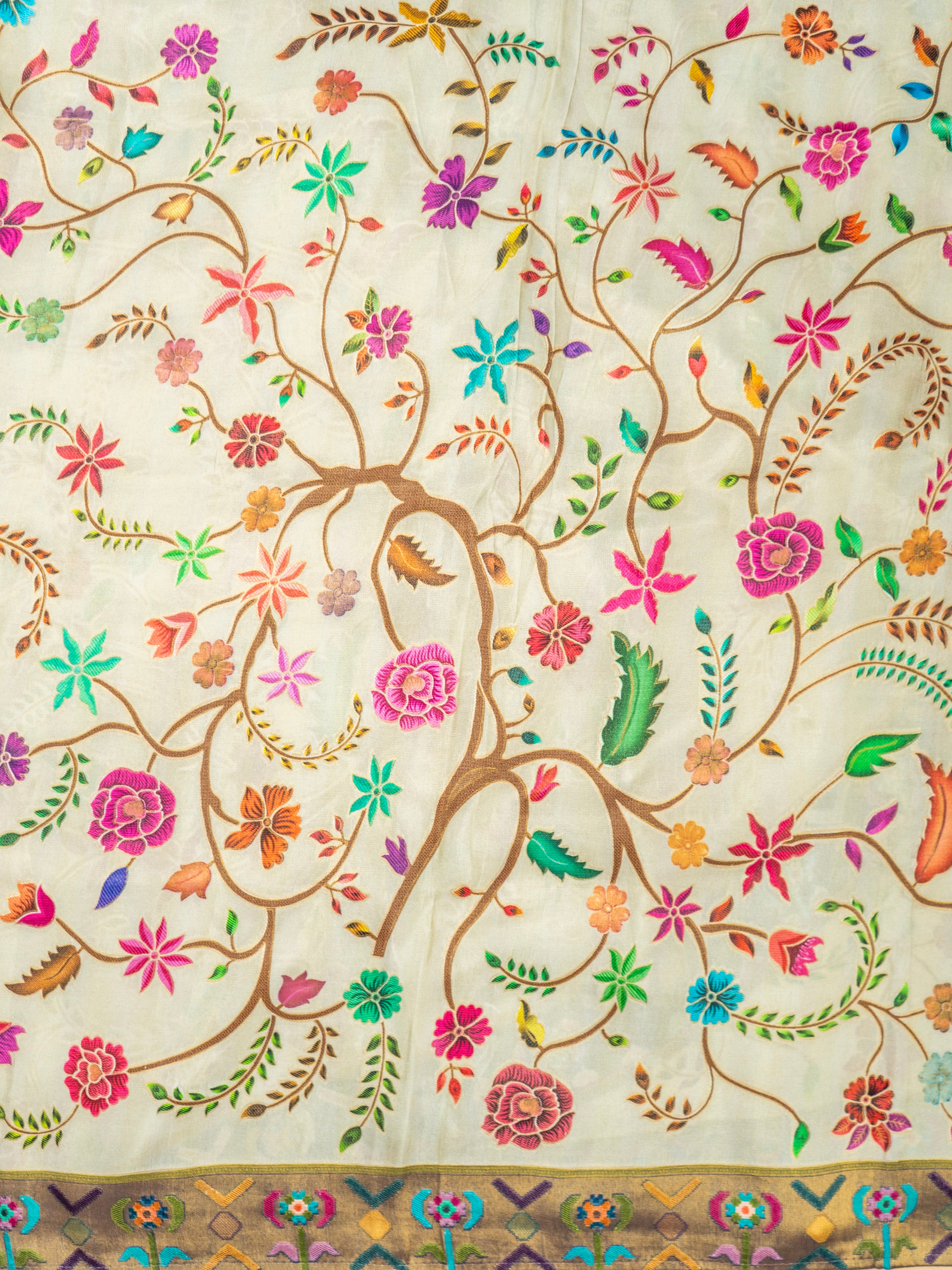 Pure Rajwada Silk Saree – Royal Heritage Weaving in Premium Silk