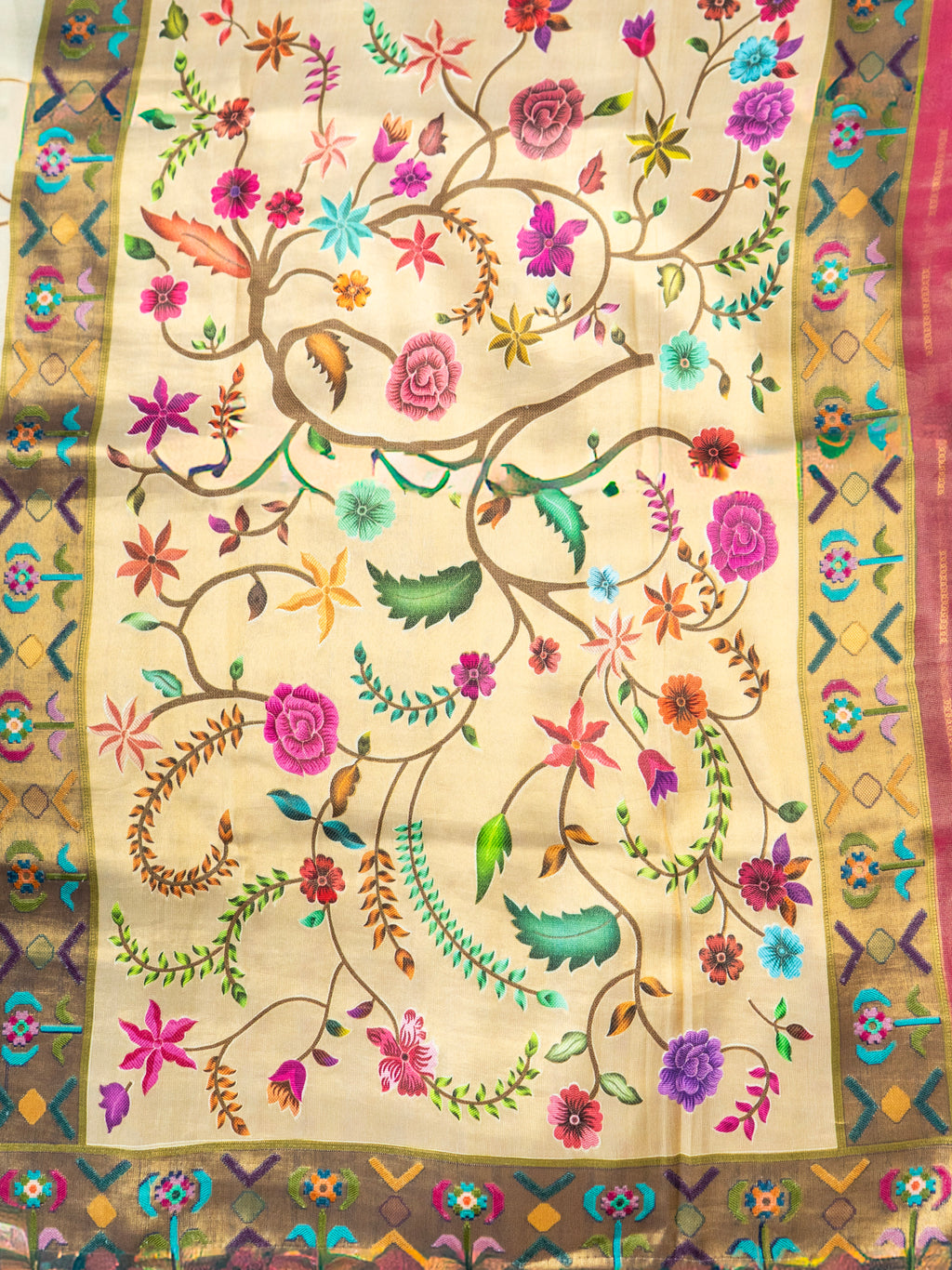 Pure Rajwada Silk Saree – Royal Heritage Weaving in Premium Silk