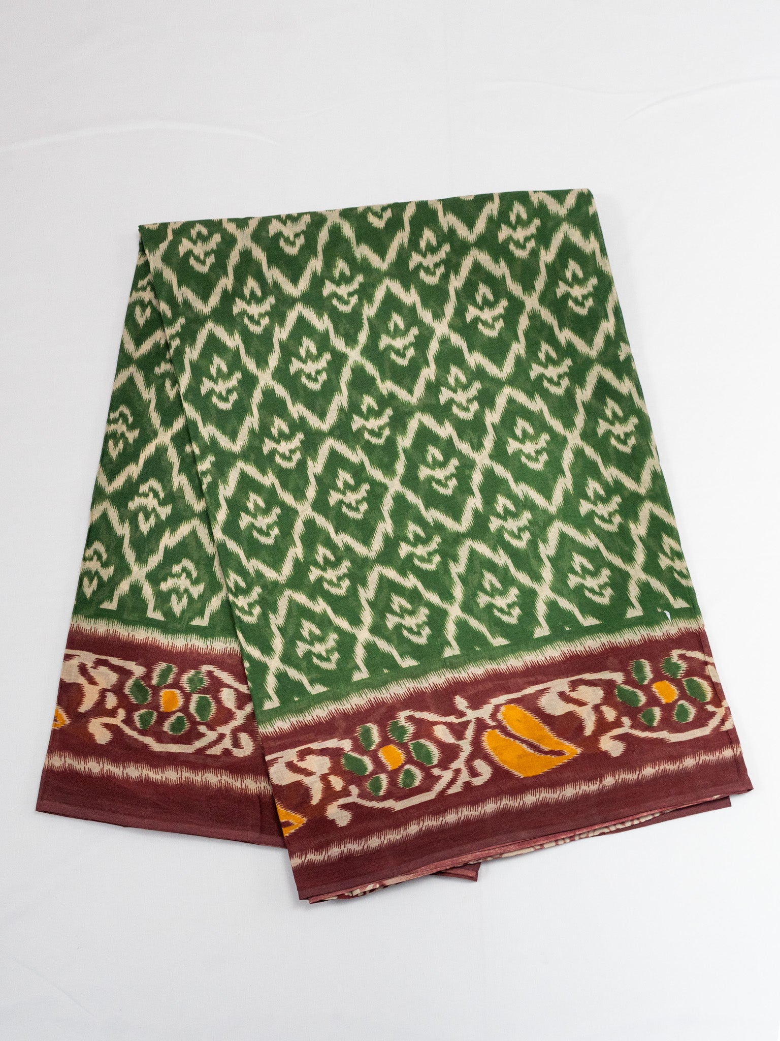 Pochampally Pure Cotton Saree – Authentic Handloom Ikat Weave