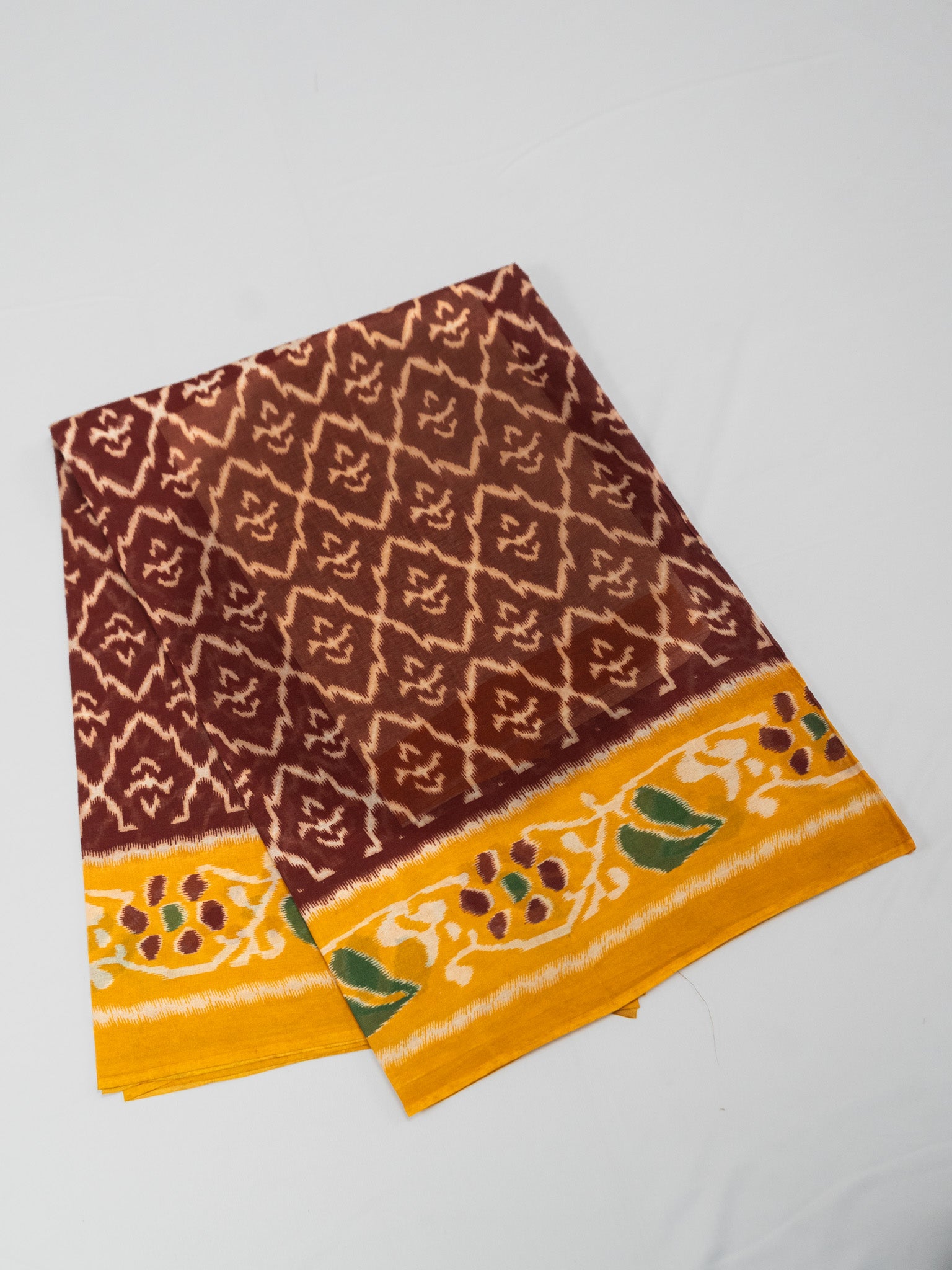 Pochampally Pure Cotton Saree – Authentic Handloom Ikat Weave