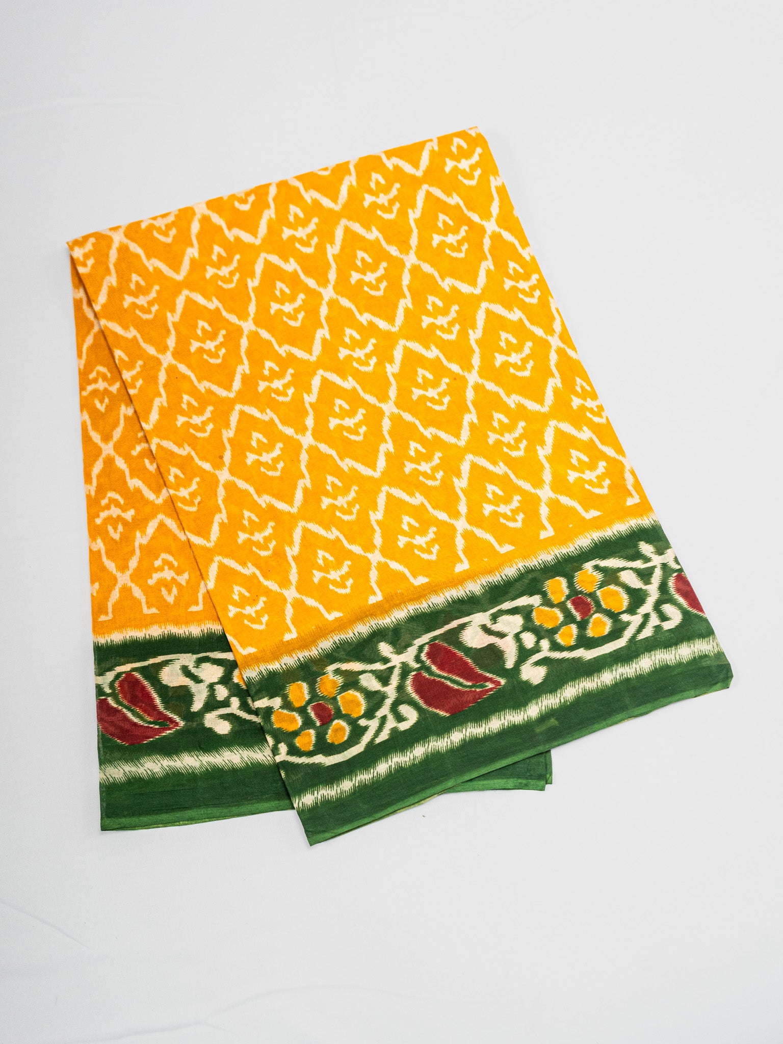 Pochampally Pure Cotton Saree – Authentic Handloom Ikat Weave