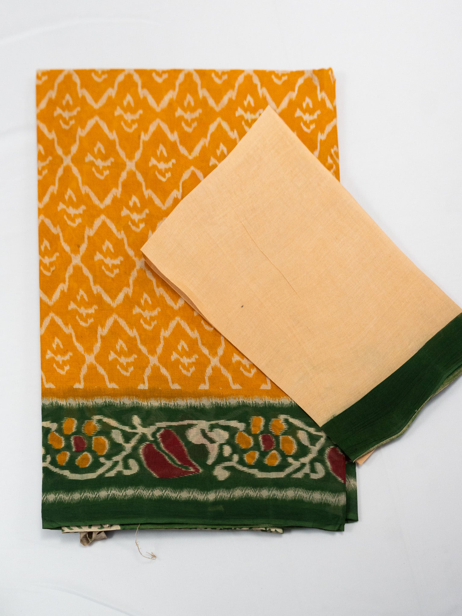 Pochampally Pure Cotton Saree – Authentic Handloom Ikat Weave
