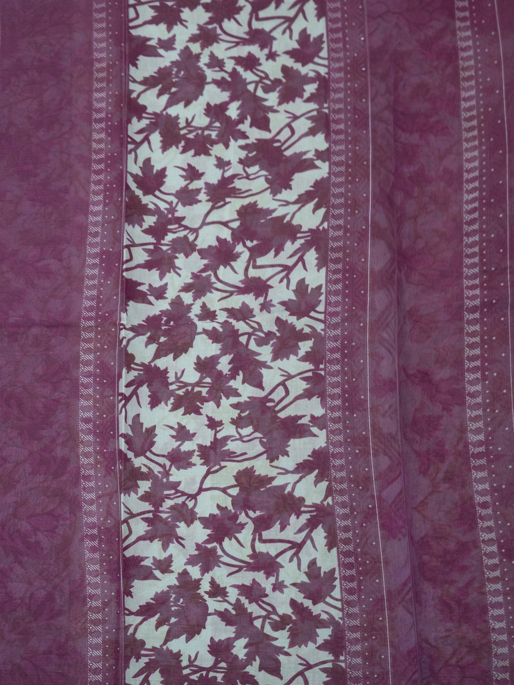 Pure Cotton Kalamkari Floral Design Saree – Traditional Handcrafted Elegance