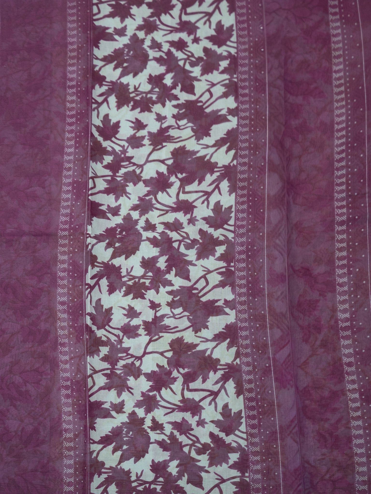 Pure Cotton Kalamkari Floral Design Saree – Traditional Handcrafted Elegance