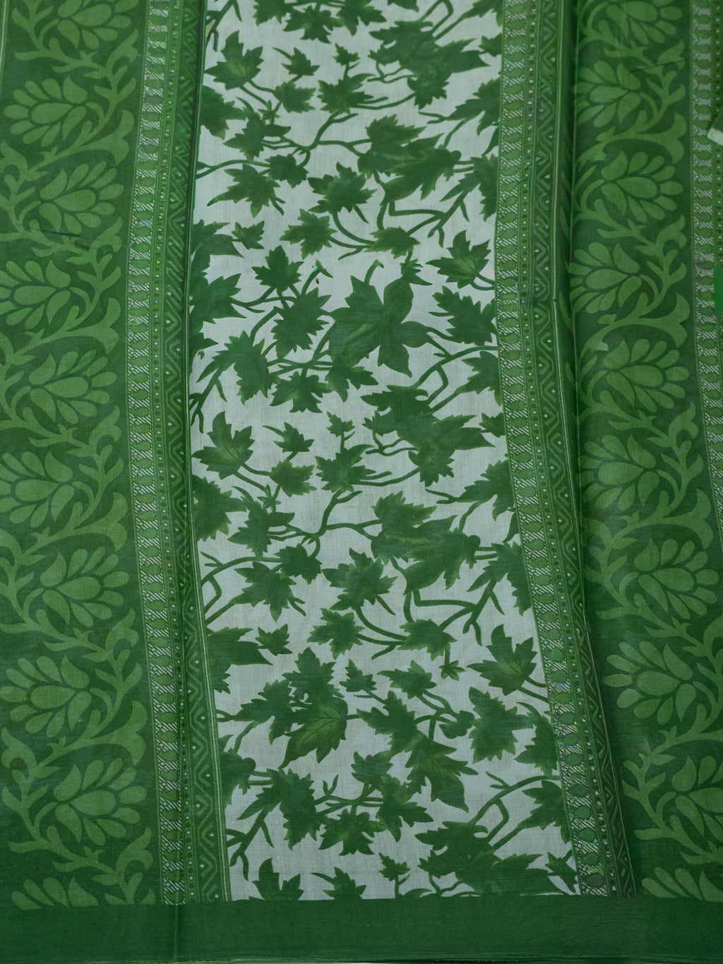 Pure Cotton Kalamkari Floral Design Saree – Traditional Handcrafted Elegance