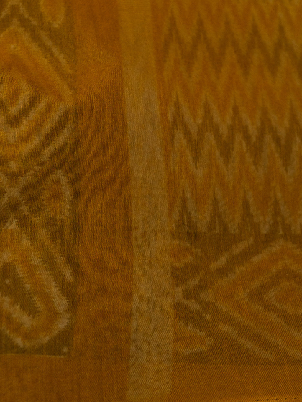 Pure Kalamkari Zig Zag Cotton Print Saree – Artistic Handcrafted Elegance