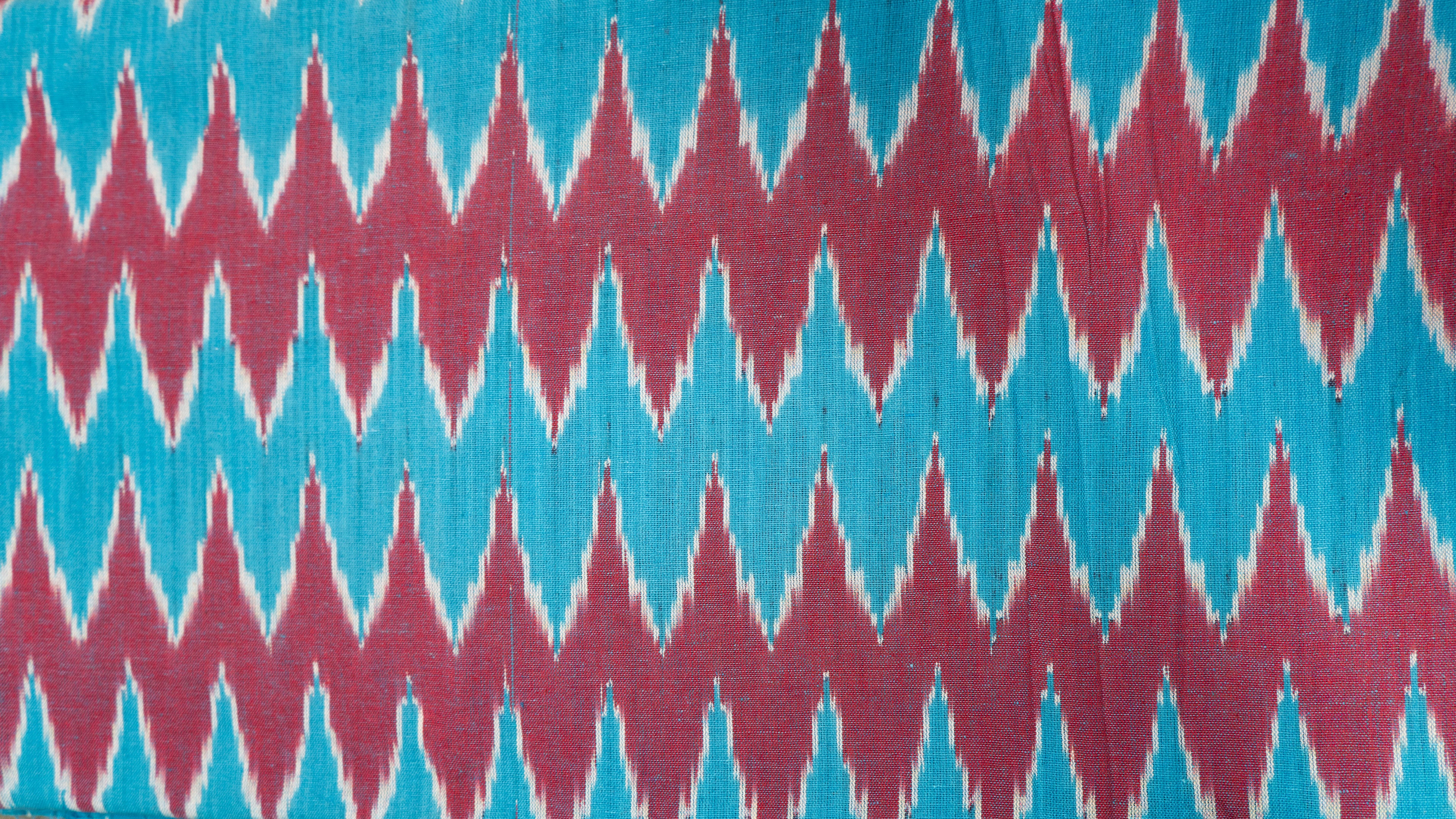 Pure handloom pochampally cotton dress material (Unstitched)