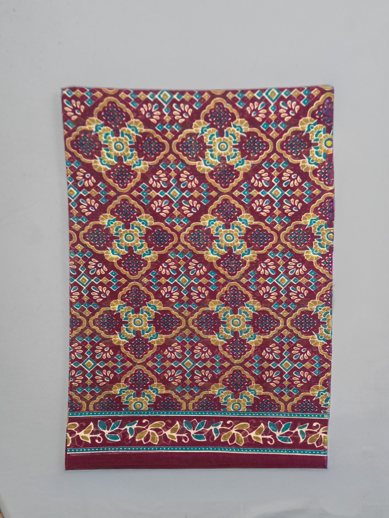 Kalamkari indo cotton saree