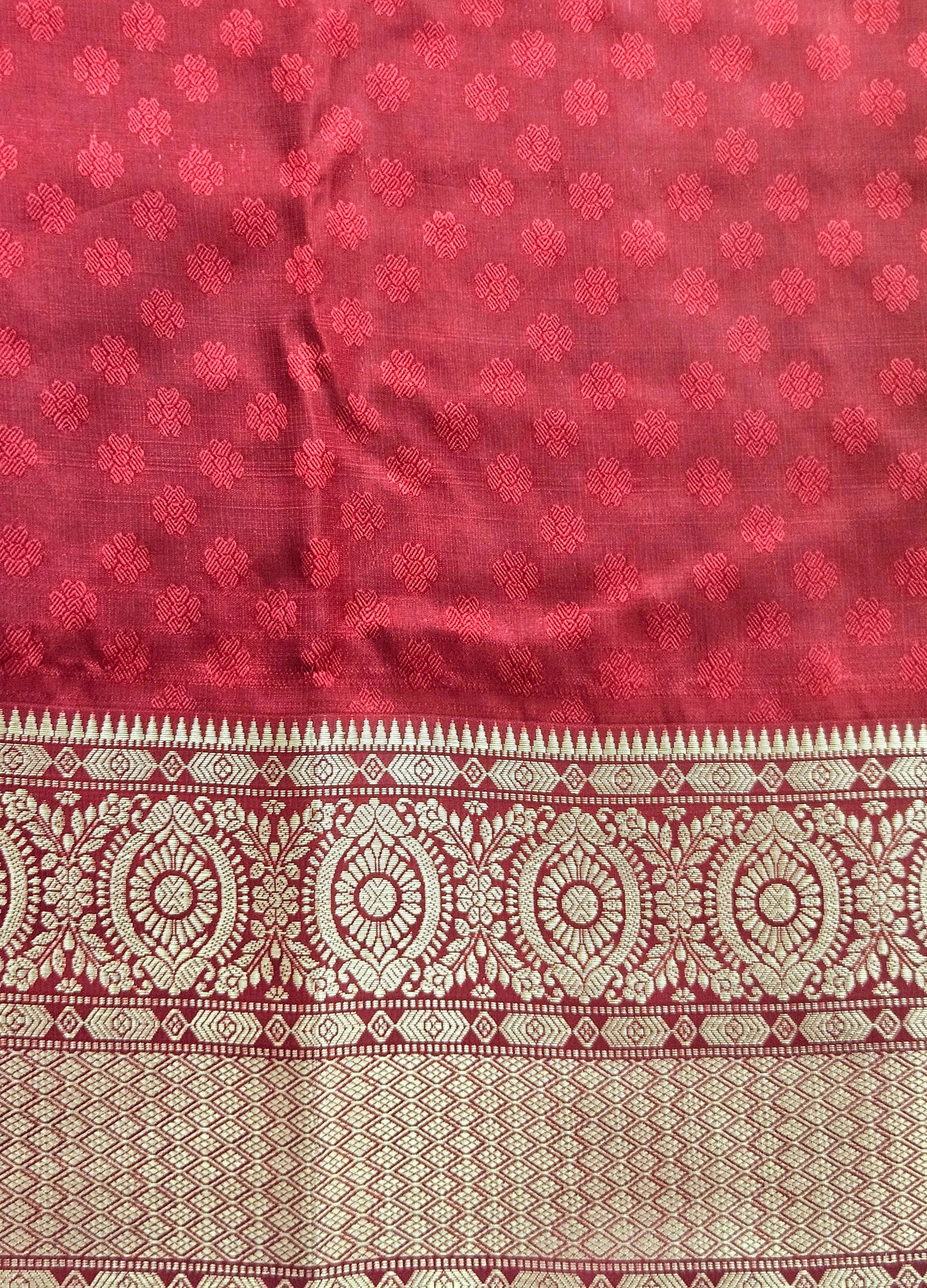 Kanchivaram golden weave saree in light green color with pattu border