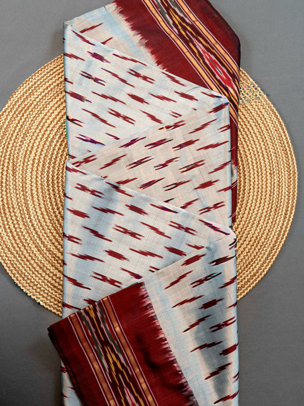 Pure Pochampally silk saree without Blouse